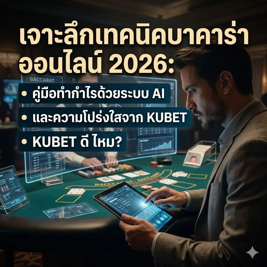 เจาะลึกเทคนิค บา คา ร่า ออนไลน์ 2026: คู่มือทำกำไรด้วยระบบ AI และความโปร่งใสจาก KUBET ดี ไหม?