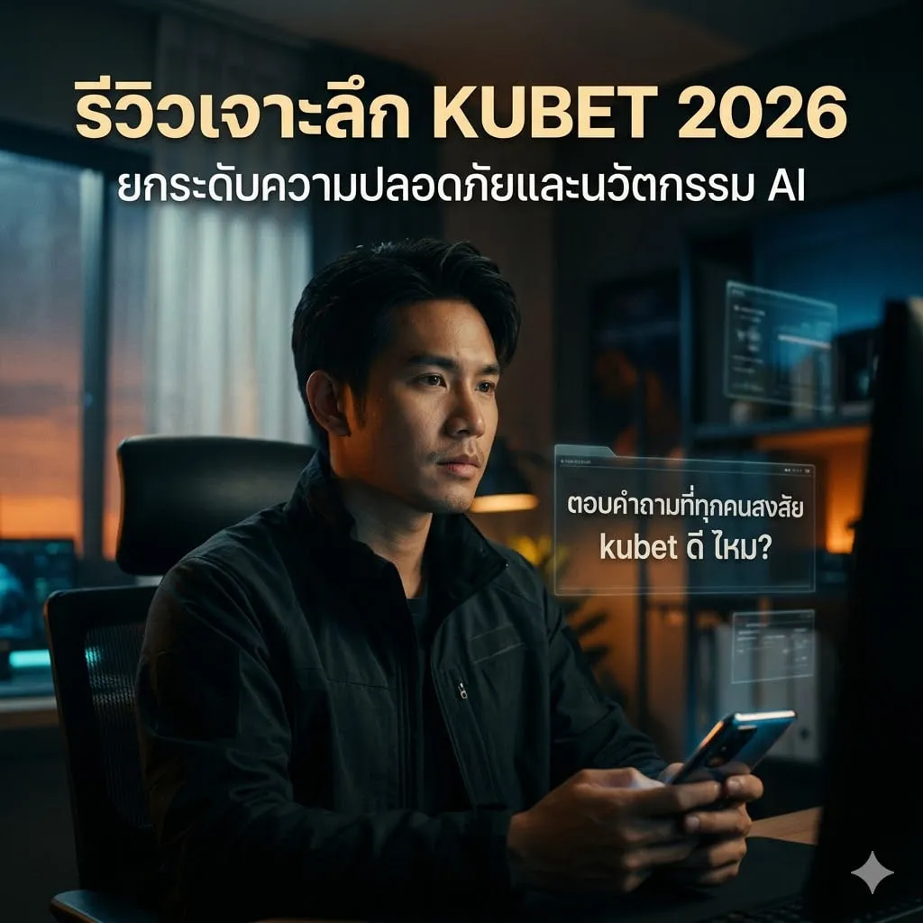รีวิวเจาะลึก KUBET 2026: ยกระดับความปลอดภัยและนวัตกรรม AI – ตอบคำถามที่ทุกคนสงสัย kubet ดี ไหม?